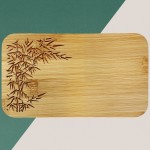 Boite à repas personnalisable avec un texte - Modèle Bambou