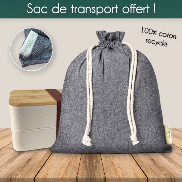 Lunchbox personnalisée avec votre texte - Modèle Lune