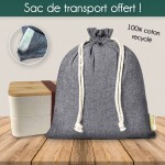 Lunchbox personnalisée avec votre texte - Modèle Lune