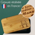 Lunchbox double personnalisée avec votre texte - Modèle Lune