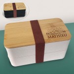 Lunchbox à personnaliser avec votre prénom - Modèle Montagne