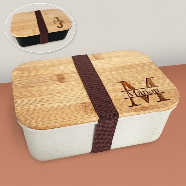 Lunchbox personnalisable avec votre prénom - Modèle Majuscule