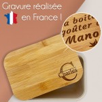 Lunchbox personnalisable avec votre prénom - Modèle Majuscule