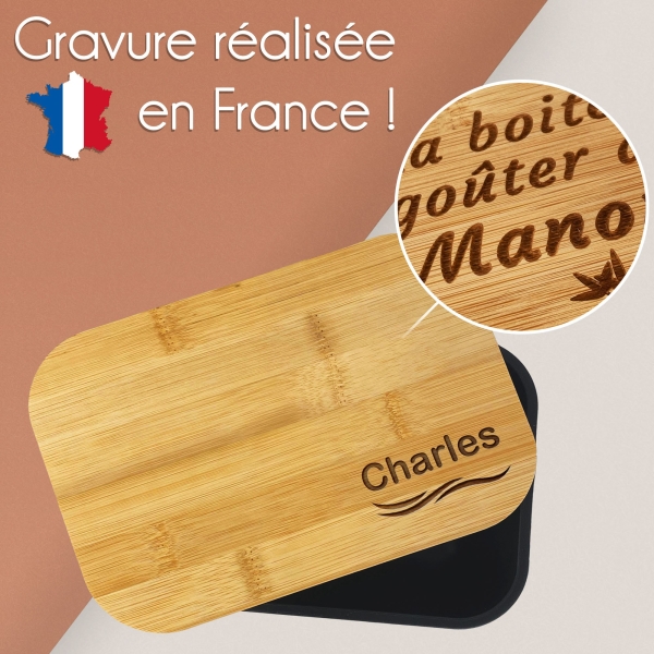 Lunchbox personnalisée avec votre prénom
