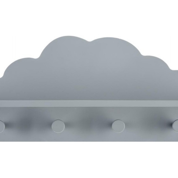 Porte manteau enfant gris personnalisé