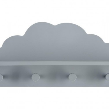 Porte manteau enfant gris personnalisé