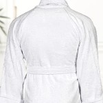 Peignoir de bain homme brodé