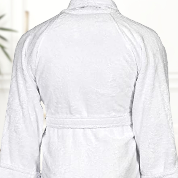 Peignoir de bain blanc femme personnalisé