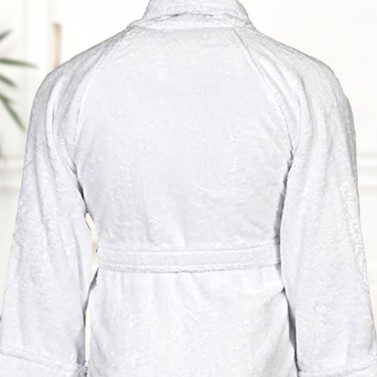 Peignoir de bain blanc femme personnalisé