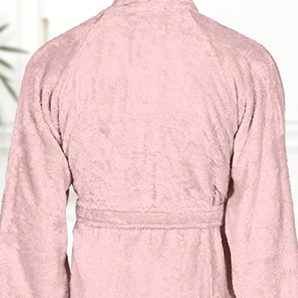 Peignoir de bain rose femme personnalisé