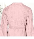 Peignoir de bain rose femme personnalisé
