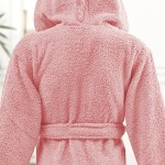 Peignoir de bain gris enfant