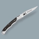 Couteau laguiole baroque gravé