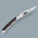 Couteau laguiole baroque gravé