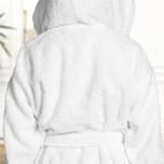 Peignoir de bain blanc enfant
