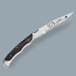 Couteau laguiole baroque gravé