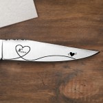 Couteau laguiole baroque gravé