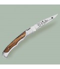 Couteau laguiole bois marron personnalisé