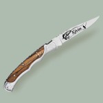 Couteau laguiole bois marron personnalisé