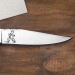 Couteau laguiole Rustique gravé