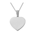 Collier coeur texte à graver