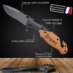 Couteau pliant personnalisé