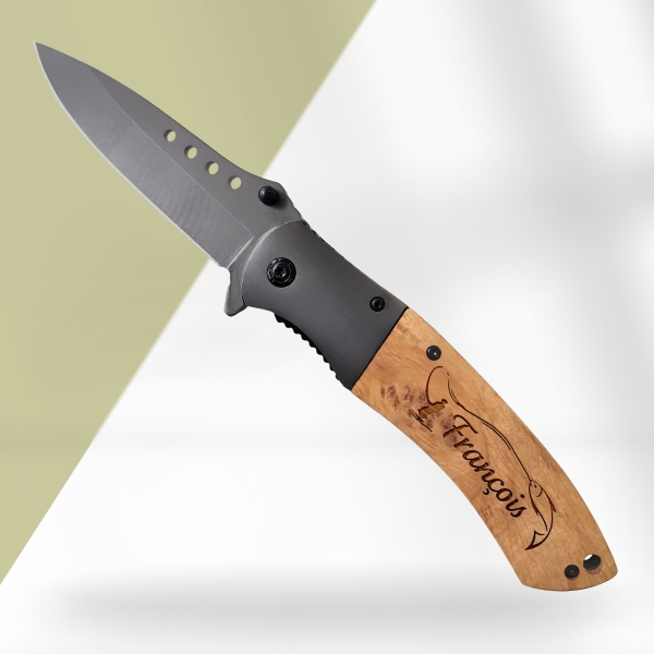 Couteau sécurité étoile personnalisé