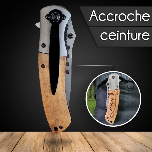 Couteau sécurité étoile personnalisé