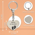 Porte-clés cœur personnalisé - Modèle Enfant