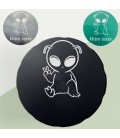 Grinder simple personnalisé - 3 coloris - Modèle Alien