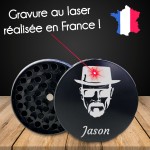 Grinder simple avec votre prénom gravé - Modèle Mr White