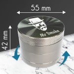 Grinder simple avec votre prénom gravé - Modèle Mr White