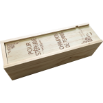 Caisse à vin anniversaire gravé