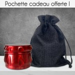 Grinder relief personnalisable - 3 coloris - Modèle Texte