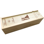 Caisse à vin mariage gravée