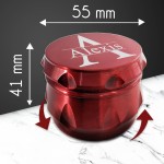 Grinder relief personnalisé avec votre prénom - Modèle Majuscule