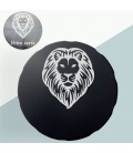 Grinder gravé avec un prénom - Noir ou argenté - Modèle Lion