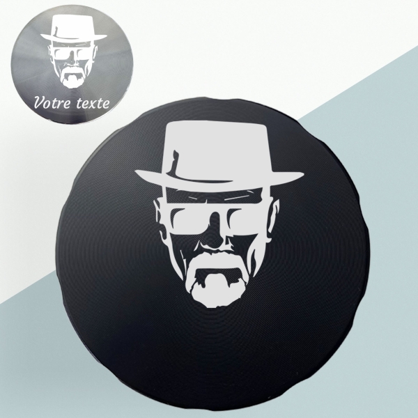 Grinder à personnaliser - Noir ou argenté - Modèle Mr White