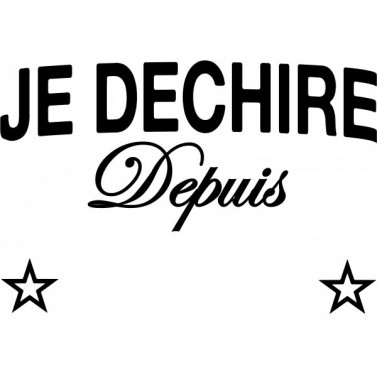 Tee Shirt "Je déchire"