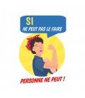 Tee Shirt "Si maman ne peut pas le faire..."