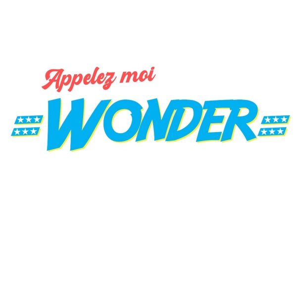 T-Shirt femme à personnaliser "Wonder Maman"