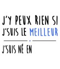 T-Shirt homme "J'suis le meilleur" à personnaliser
