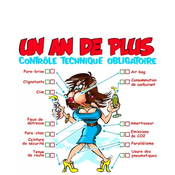 tablier femme 1 an de plus personnalisé