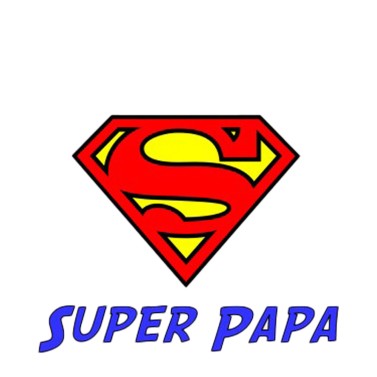 Tablier Super papa personnalisé