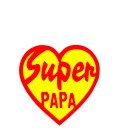 Coussin Super Papa love