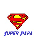 Coussin Super papa