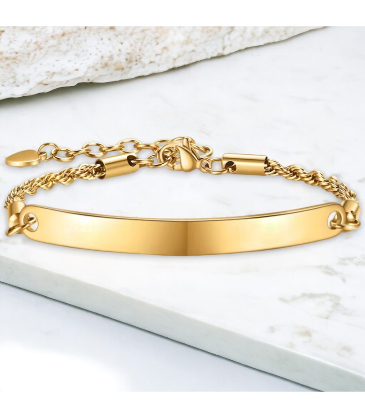 Ensemble Bracelet + Collier Plaqué Or Jaune - Longueurs 20 Cm Et 50 Cm - Neuf Avec étiquettes