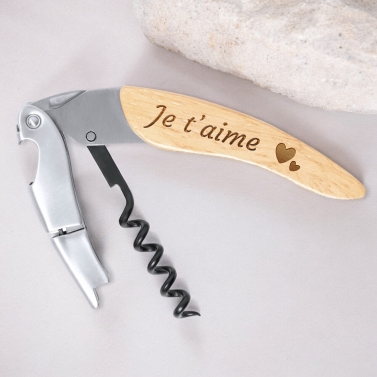 Tire-bouchon personnalisable - Modèle Coeur