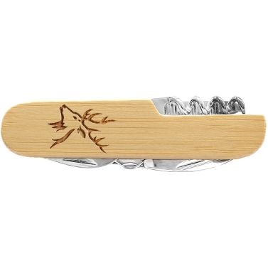 Couteau suisse en bambou - Modèle Chasse