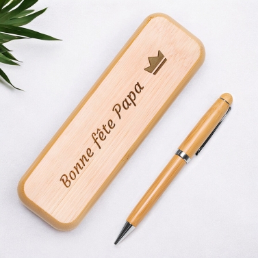 Stylo et coffret personnalisé - Modèle Couronne
